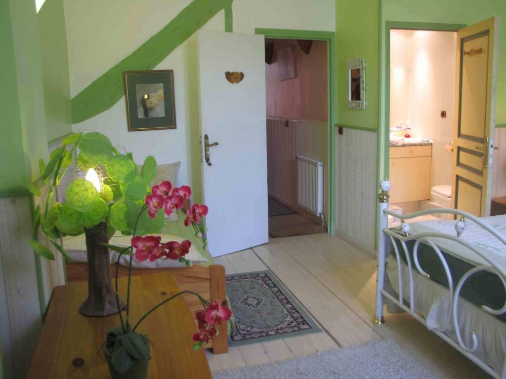 Chambres D'Hotes Les Pensees Douces 오세르 객실 사진